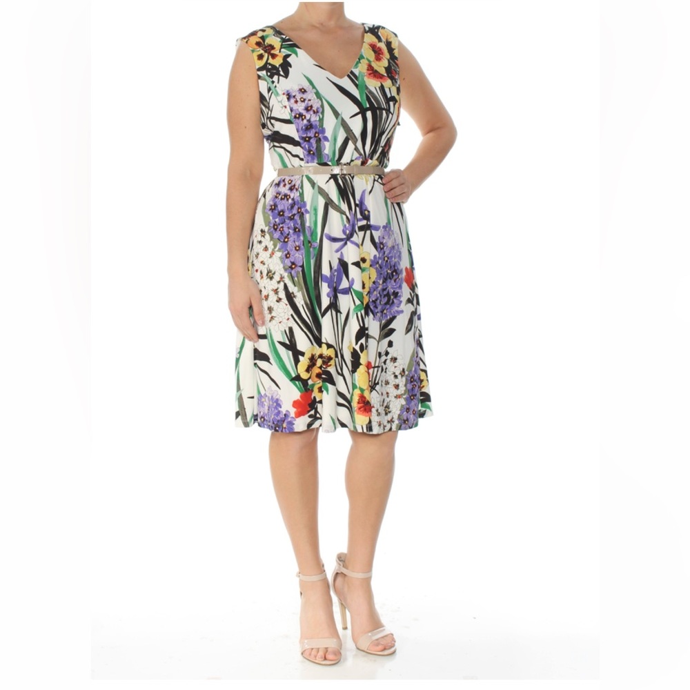 Tommy Hilfiger | multi color Floral Print fit and flare Dress vacation